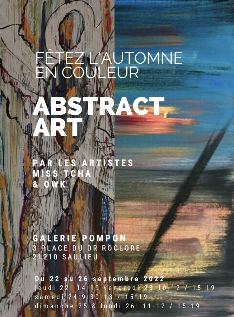 Exposition ABSTRACT ART galerie Pompon