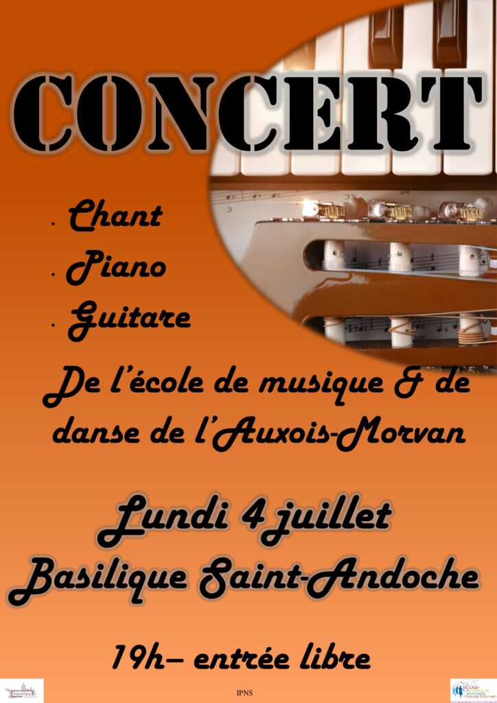 Concert Ecole de musique & de danse Auxois-Morvan